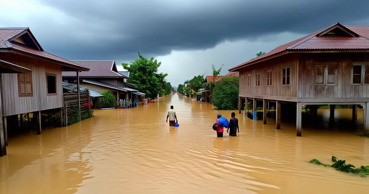 ဘားဂိုမြစ်ရေ အန္တရာယ်မှတ်ကိုကျော်၍ မြို့ပြဆည်မြောင်းများ ရေနစ်မြုပ် — အိမ်ထောင်စု ၁၂၆ ခု နေရပ်စွန့်ခွာ ဩဂုတ် ၂ ရက်တွင် စတင်