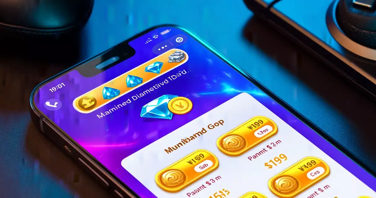 Codashop Myanmar Diamond Topup မိုဘိုင်းဖုန်းမျက်နှာပြင်