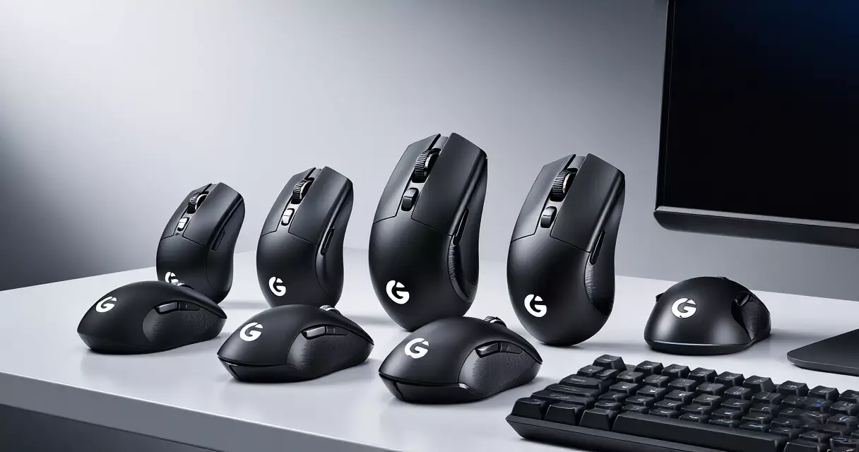 Logitech G gaming mouse မော်ဒယ်မျိုးစုံ နှိုင်းယှဉ်ပြ