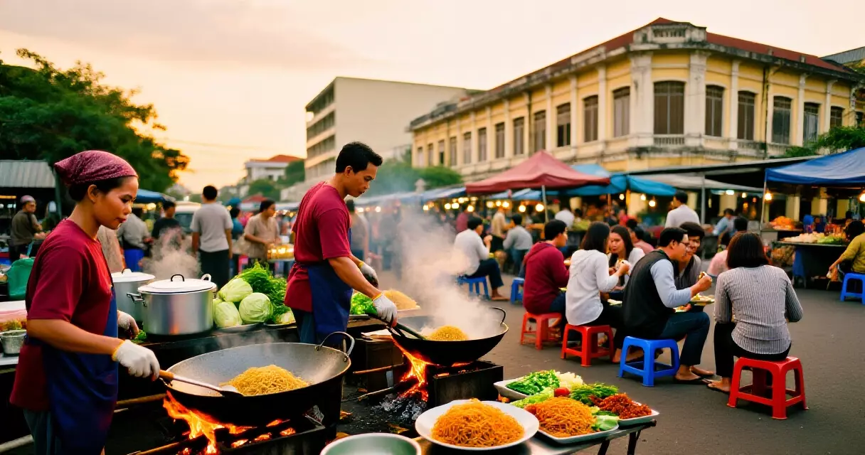ရန်ကုန် ညနေ လမ်းဘေး စားသောက်ဆိုင်များ &mdash; မြို့ကြီး၏ ဝမ်းနည်းချမ်းသာ ဘဝ