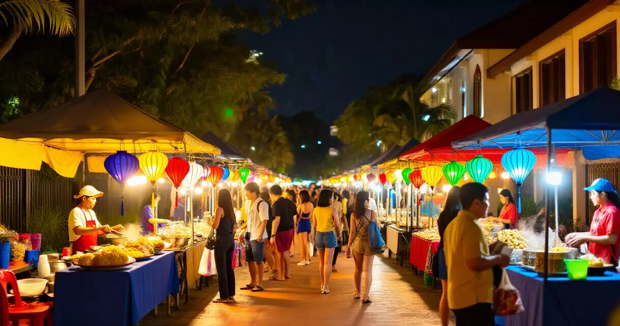 ရန်ကုန် ညဈေး မြောက်မြားသော ဆိုင်ခန်းများနှင့် လူများ ဈေးဝယ်နေသည့် ညဘက် ခင်းကျင်းမှု